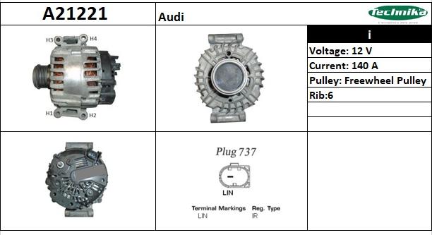 Technika A21221 - Генератор autospares.lv