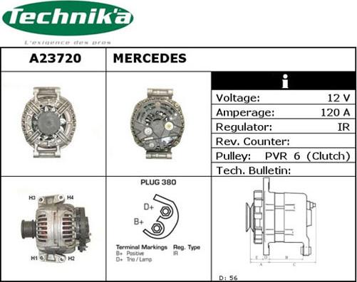 Technika A23720 - Генератор autospares.lv