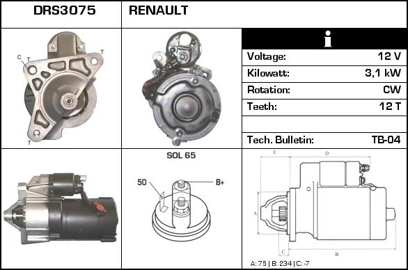 Technika D61129 - Стартер autospares.lv