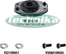 Technika KSU6916 - Опора стойки амортизатора, подушка autospares.lv