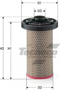 Tecneco Filters AR453-I - Воздушный фильтр, двигатель autospares.lv
