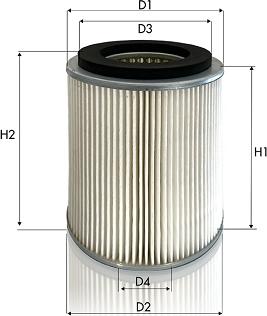 Tecneco Filters AR579-I - Воздушный фильтр, двигатель autospares.lv