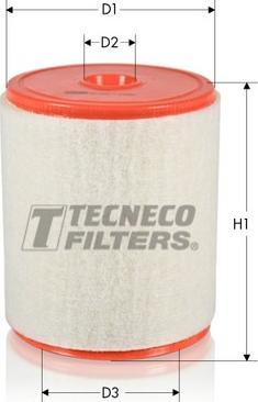 Tecneco Filters AR16005-S - Воздушный фильтр, двигатель autospares.lv