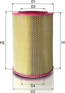 Tecneco Filters AR503-I - Воздушный фильтр, двигатель autospares.lv