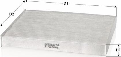 Tecneco Filters CK22013 - Фильтр воздуха в салоне autospares.lv