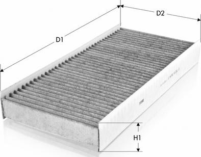 Tecneco Filters CK9398-C - Фильтр воздуха в салоне autospares.lv