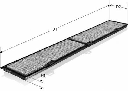 Tecneco Filters CK8430-C - Фильтр воздуха в салоне autospares.lv