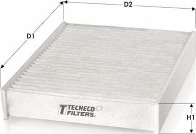 Tecneco Filters CK20013 - Фильтр воздуха в салоне autospares.lv