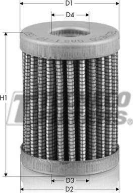 Tecneco Filters GAS3 - Топливный фильтр autospares.lv