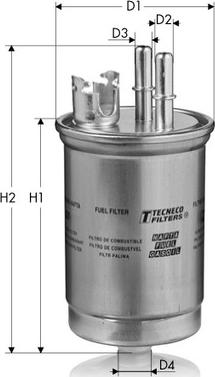 Tecneco Filters GS9452 - Топливный фильтр autospares.lv