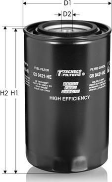 Tecneco Filters GS9421-HE - Топливный фильтр autospares.lv