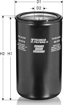 Tecneco Filters GS97/2 - Топливный фильтр autospares.lv