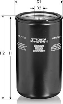 Tecneco Filters GS4139 - Топливный фильтр autospares.lv