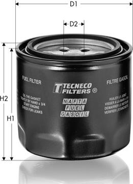 Tecneco Filters GS4766 - Топливный фильтр autospares.lv