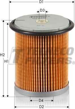 Tecneco Filters GS0450 - Топливный фильтр autospares.lv