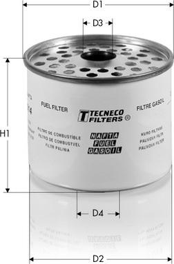 Tecneco Filters GS014 - Топливный фильтр autospares.lv