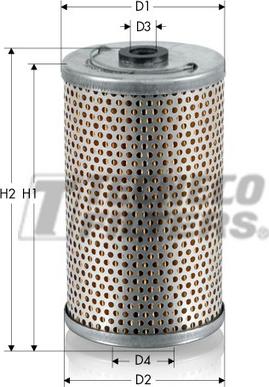 Tecneco Filters GS01241 - Топливный фильтр autospares.lv