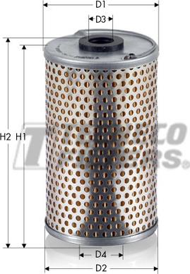 Tecneco Filters GS030A - Топливный фильтр autospares.lv