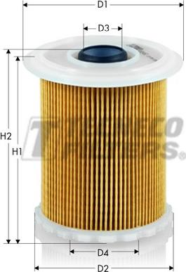 Tecneco Filters GS0300 - Топливный фильтр autospares.lv