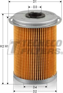 Tecneco Filters GS0302 - Топливный фильтр autospares.lv