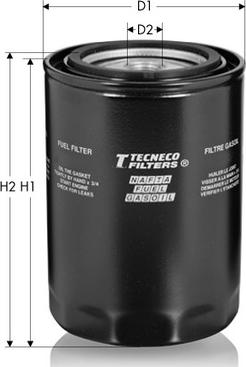 Tecneco Filters GS150 - Топливный фильтр autospares.lv