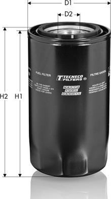 Tecneco Filters GS118 - Топливный фильтр autospares.lv