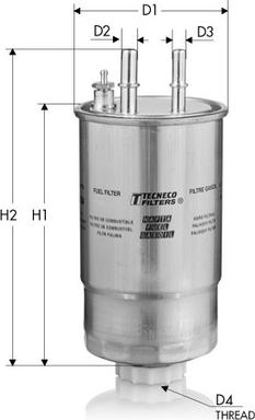 Tecneco Filters GS24/01 - Топливный фильтр autospares.lv