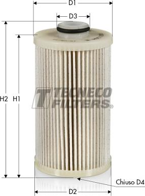 Tecneco Filters GS2095E - Топливный фильтр autospares.lv