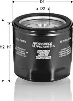 Tecneco Filters GS271 - Топливный фильтр autospares.lv