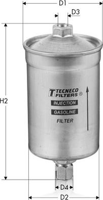 Tecneco Filters IN92 - Топливный фильтр autospares.lv