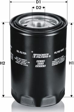 Tecneco Filters OL94 - Масляный фильтр autospares.lv