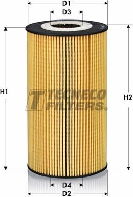 Tecneco Filters OL0613-E - Масляный фильтр autospares.lv