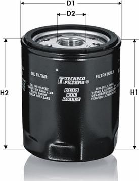 Tecneco Filters OL84M - Масляный фильтр autospares.lv