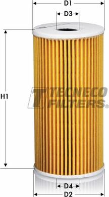 Tecneco Filters OL010670-E - Масляный фильтр autospares.lv