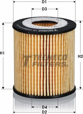 Tecneco Filters OL010057-E - Масляный фильтр autospares.lv