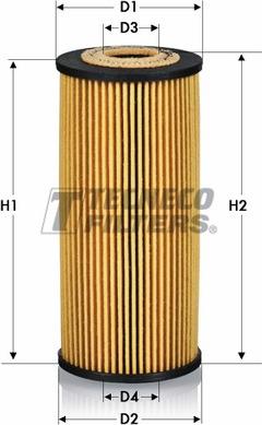 Tecneco Filters OL010052-E - Масляный фильтр autospares.lv