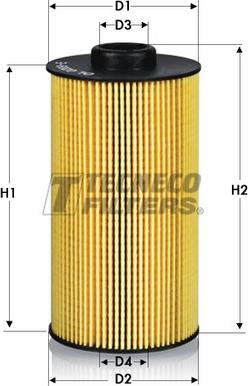 Tecneco Filters OL0209-E - Масляный фильтр autospares.lv