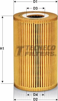 Tecneco Filters OL06002-E - Масляный фильтр autospares.lv