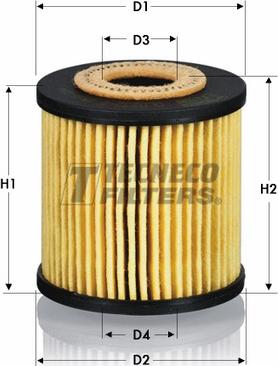 Tecneco Filters OL0232-E - Масляный фильтр autospares.lv