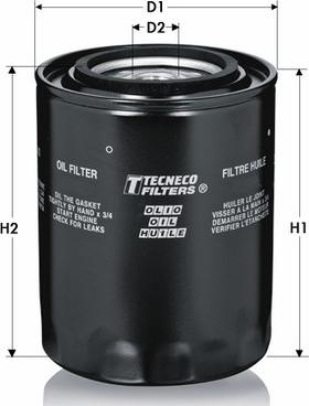 Tecneco Filters OL4798 - Масляный фильтр autospares.lv