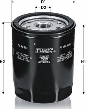 Tecneco Filters OL1300 - Масляный фильтр autospares.lv