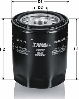 Tecneco Filters OL994 - Масляный фильтр autospares.lv