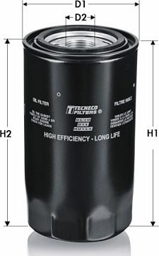 Tecneco Filters OL3976 - Масляный фильтр autospares.lv