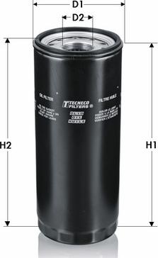 Tecneco Filters OL90-T - Масляный фильтр autospares.lv