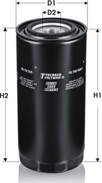 Tecneco Filters OL268 - Масляный фильтр autospares.lv