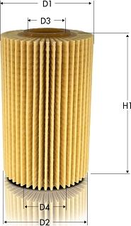 Tecneco Filters OL2194E - Масляный фильтр autospares.lv