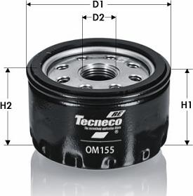 Tecneco Filters OM155 - Масляный фильтр autospares.lv