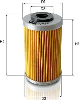 Tecneco Filters OM202 - Масляный фильтр autospares.lv
