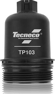 Tecneco Filters TP103 - Крышка, корпус масляного фильтра autospares.lv