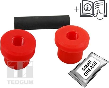 Tedgum 00087494 - Сайлентблок, рычаг подвески колеса autospares.lv